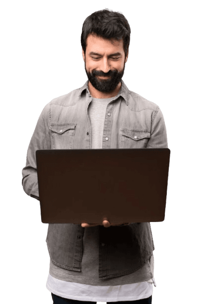 Software educativo en laptop